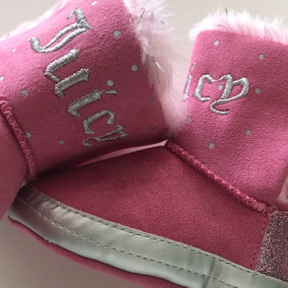 JUICY COUTURE Baby Slippers/Booties Size 2 Months - Picture 6 of 6